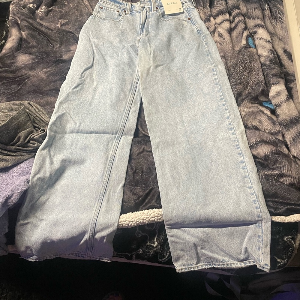 Jeans with tags
